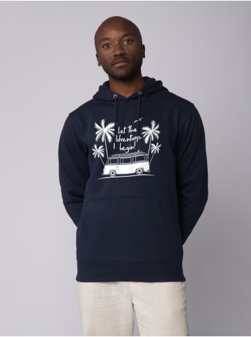 wat? Apparel Sweatshirt Let the adventure begin in Dunkelblau