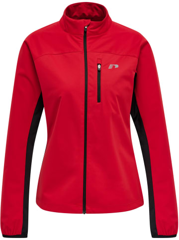 Newline Reißverschluss Jacke Reflektierend Logo Women Core Damen in TANGO RED
