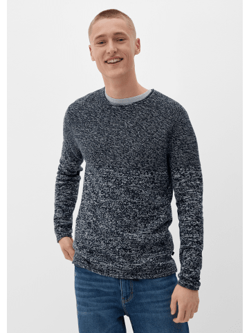 Q/S designed by s.Oliver Strickpullover langarm in Blau