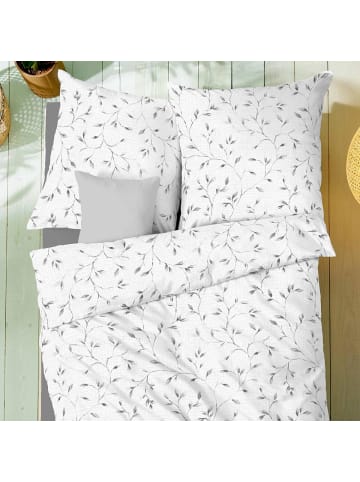 kaeppel Bettwäsche Leaf in grau