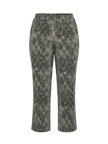 Ulla Popken Schlupfhose in olivgrau