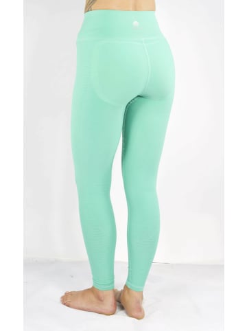 GUGGEN MOUNTAIN Leggings Uni in Türkis