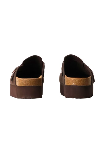 Findlay Mules Haute aus Leder Braun