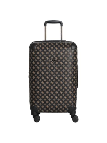Guess Wilder 22 IN - 4-Rollen-Trolley 64 cm erw. (charcoal) in braun
