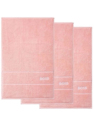 BOSS Gästetuch 3er Pack in Rosa