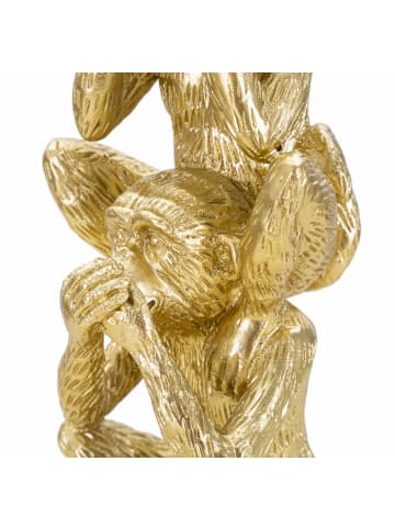 Mauro Ferretti Goldene Harzaffen Ø cm 10,5x30