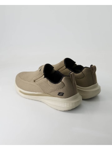 Skechers Slip On Sneaker in Beige