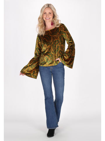 usha FESTIVAL Women Blouse in yellow multicolor