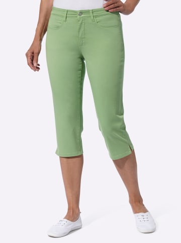 Sieh an! Capri-Jeans in eucalyptus