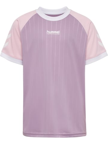 Hummel Shirt "Stripe T-Shirt S/S" in Lila