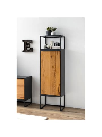 home24 Schrank Barview I in Eiche / Anthrazit