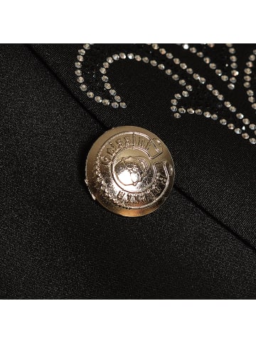 Roberto Geissini Lilie Ornament Blazer Schwarz