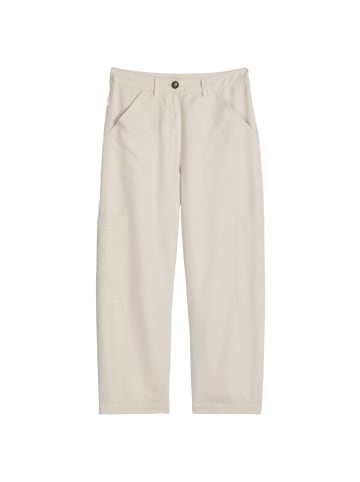 Marc O'Polo Barrel-Hose loose in Grey Silk