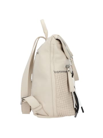 Desigual Silkscreen Tone City Rucksack 31.5 cm in white