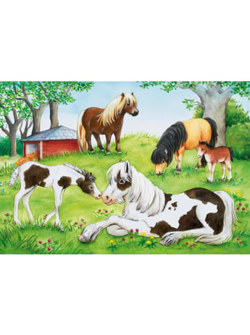 Ravensburger Kinderpuzzle 2x24 Teile - Welt der Pferde | 2 x 24-teiliges Puzzle