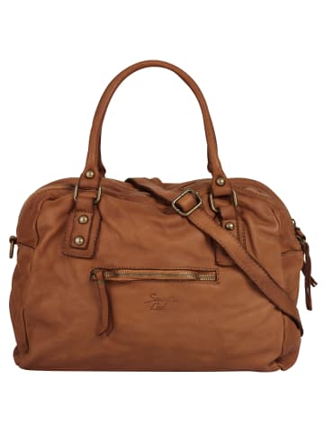 Samantha Look Shopper echt Leder in cognac