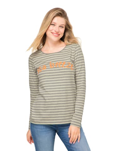 LAURASØN Longsleeve in hellgrau mélange