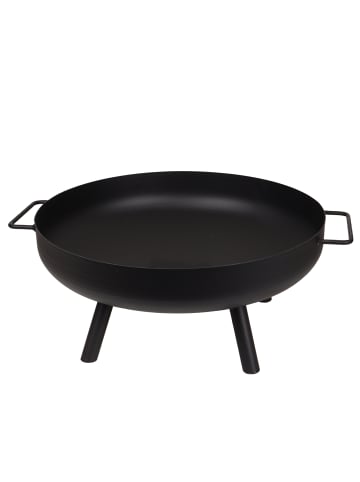 UNUS Feuerschale "Arno" Metall, schwarz in Schwarz