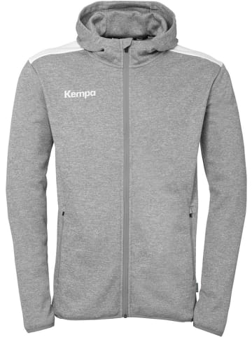 Kempa Trainingsjacke "Emotion 27 Kapuzenjacke" in Grau