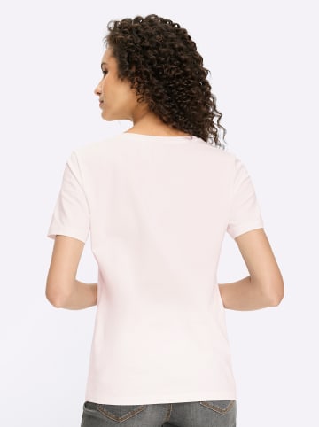 Heine T-Shirt in ecru-papaya