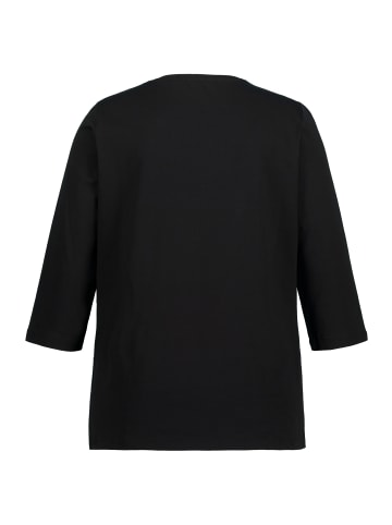 Ulla Popken Shirt in schwarz