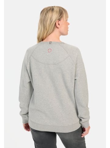 Camel Active Sweatshirt mit Print in Grau