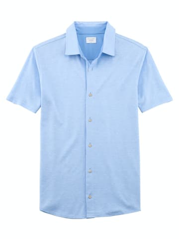 OLYMP  Shirt Level Five Casual Polo in Blau