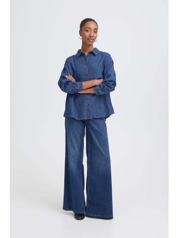 ICHI Jeanshemd IHARCHER Loose fit in Medium blue
