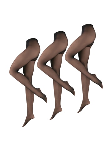 Nur Die  Feinstrumpfhose Strumpfhose Warm & Transparent 80 DEN in Schwarz