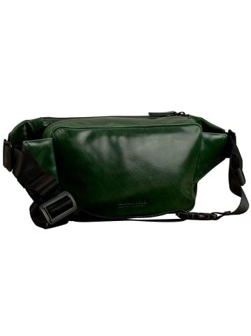 Leonhard Heyden Porto Gürteltasche Leder 28 cm flaschengrün