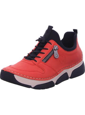 rieker Lowtop-Sneaker in flamme/schwarz