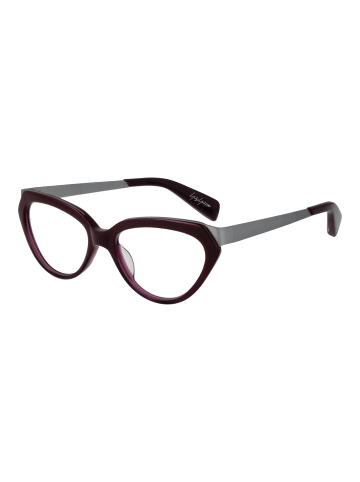 Yohji Yamamoto Unisex Optische Fassungen Katzenauge Lila