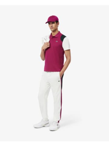 Lacoste Trainingshose in Farine/Sinople-Rubine