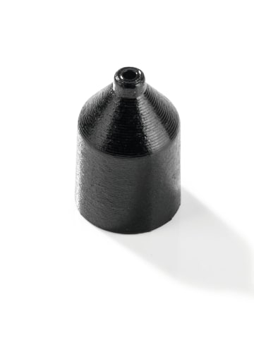 Garvida Solar-Gartenfontäne 3,7V schwarz 6 Sprühaufsätze Schwarz