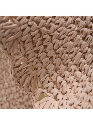 En Fant Kinder Hut "Straw Hat w. Crochet Edge" in Pink