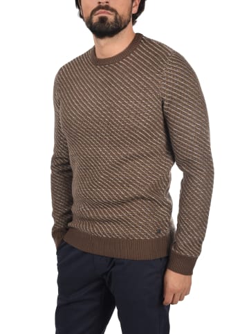 BLEND Strickpullover in braun