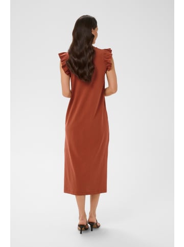 Kaffe Kleid KAcelina Regular fit in Henna