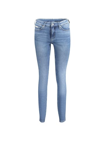 Calvin Klein Blaue Baumwoll-Jeans
