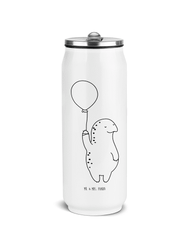 Mr. & Mrs. Panda Thermoflasche Schildkröte Luftballon ohne Spruch in Weiß