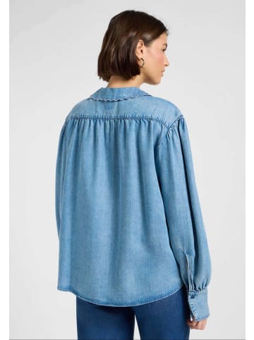 Lee Jeanshemd Statement Collar in Indigo Rum