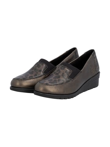 rieker Leprato Low-Top-Leder-Mokassin Braun