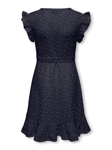 KIDS ONLY Sommerkleid Koghillary V-Ausschnitt Midi in night sky
