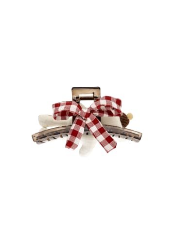 myMo Women Hair Clip in Beige Multicolor