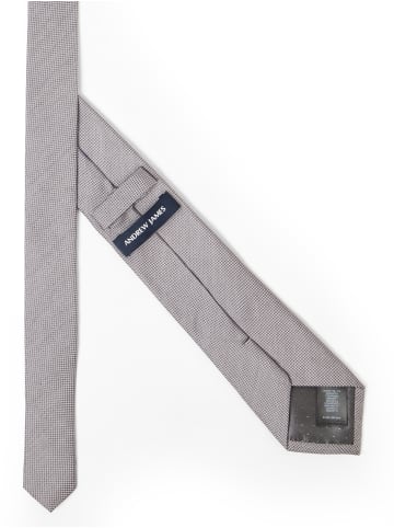 Andrew James Krawatte in silber - 0001