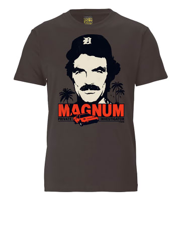 Logoshirt T-Shirt MAGNUM in dunkelgrau