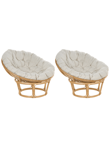 Beliani 4er-Set Sessel SALVO in /Beige