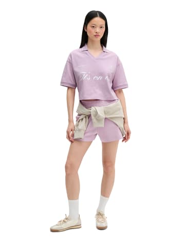 Marc O'Polo MOP Club '67   Football Trikot Shirt, Cropped in Vibrant Lilac