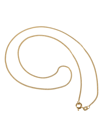 Adeliás Damen Halskette – Panzerkette aus 333 Gold 50 cm in gold