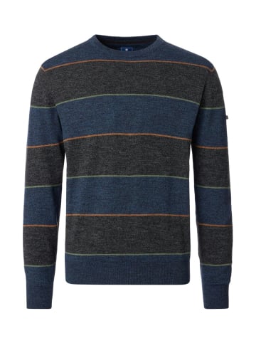 Redmond Rundhals-Pullover in blau