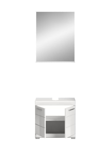 ebuy24 Badmöbelset Scout Weiß 60 x 34 cm